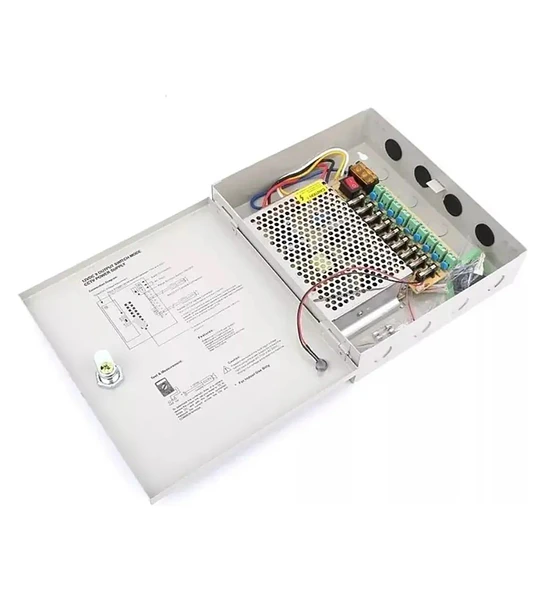 CCTV POWER 12V 10A CONMUT X9 TWC