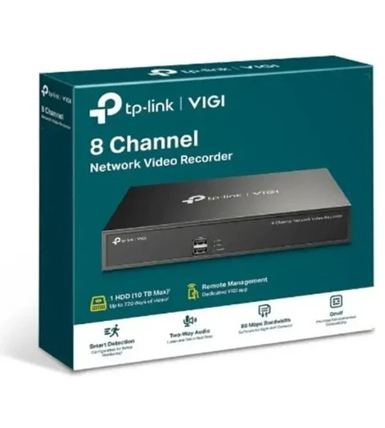 CCTV NVR IP 8CH 1HDD ONVIF