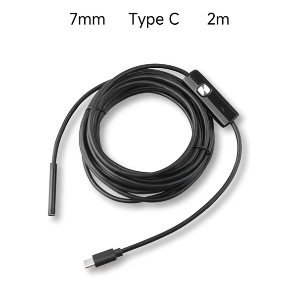 CAM ENDOSCOP TIPO C 7MM 2MT 1080 TW
