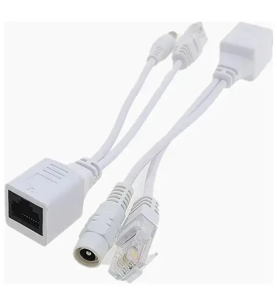 CCTV CABLE POE RJ45+DC/RJ45 X2
