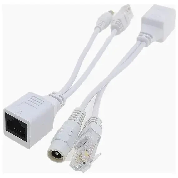 CCTV CABLE POE RJ45+DC/RJ45 X2