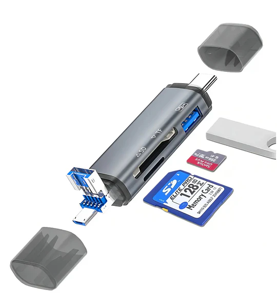 CARD READER USB C A MICROSD+USB3.0