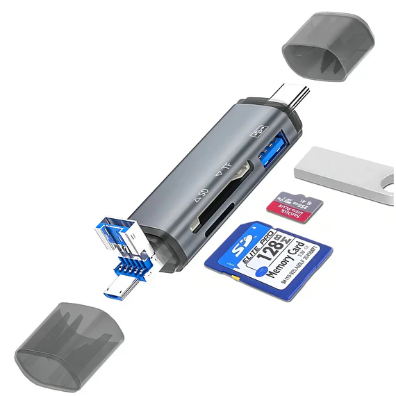 CARD READER USB C A MICROSD+USB3.0