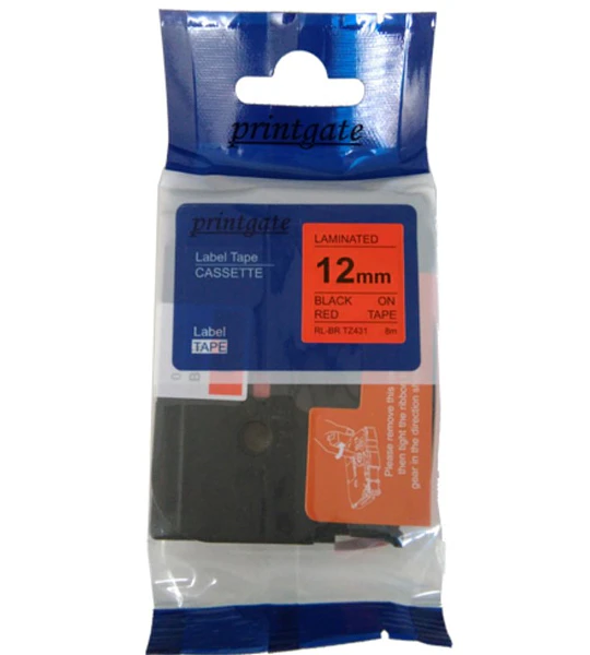 CINTA ALT BROTHER TZ431 12/8M BK/RD