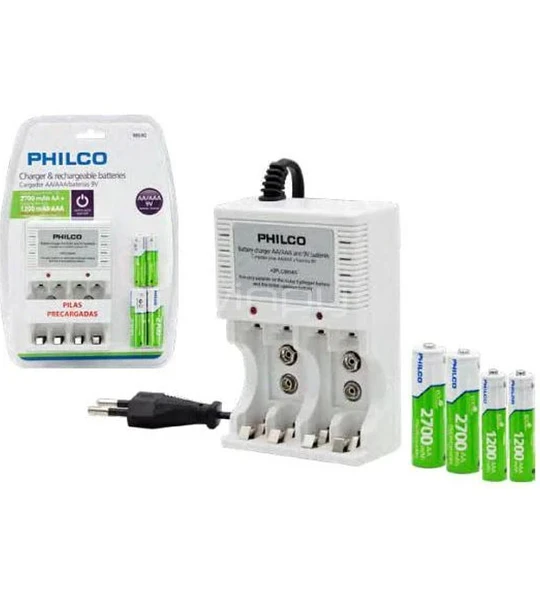 CARG PILA PHILCO KIT X2 AA-AAA