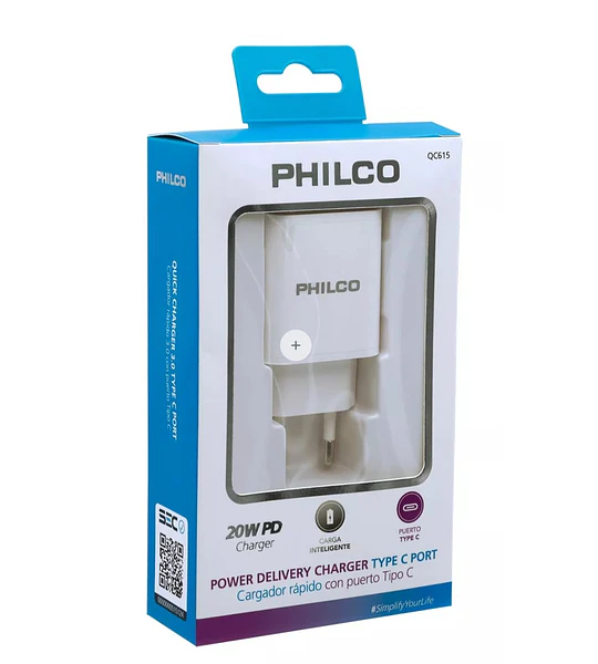 CARG CEL 220/USB C PHILCO QC615