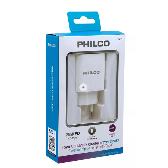 CARG CEL 220/USB C PHILCO QC615