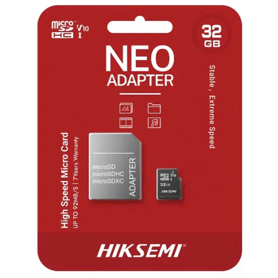 MEM MICRO SD  32GB HIKSEMI ADAPTER