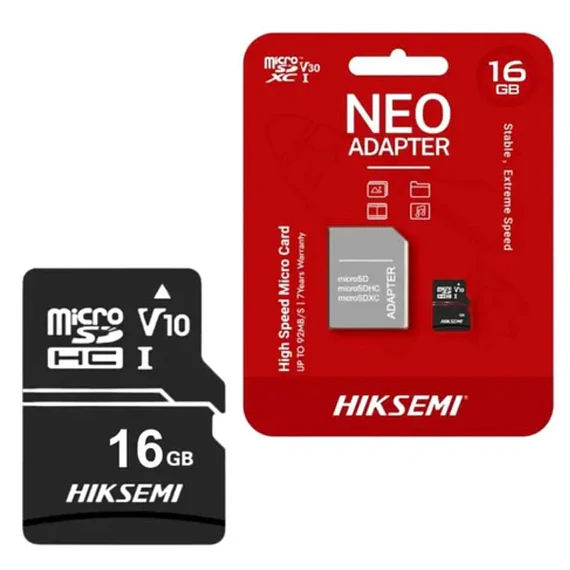 MEM MICRO SD  16GB HIKSEMI ADAPTER