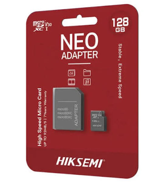 MEM MICRO SD 128GB HIKSEMI ADAPTER