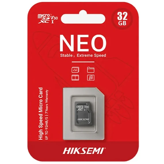 MEM MICRO SD  32GB HIKSEMI S/ ADAPT