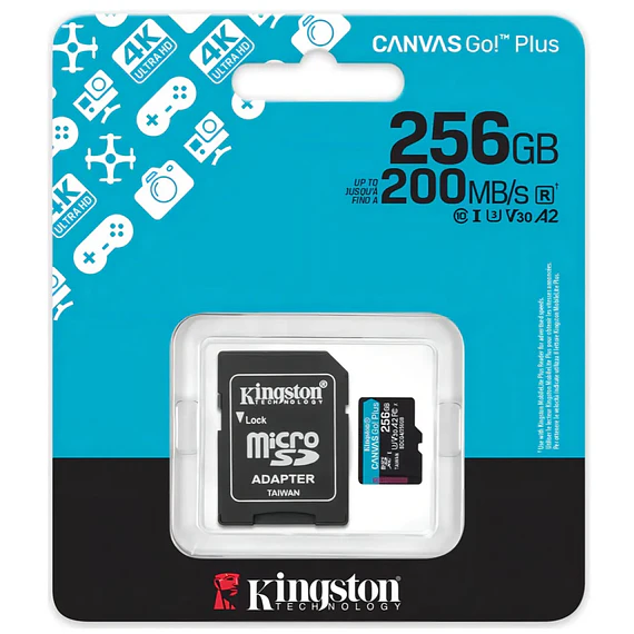 MEM MICRO SD 256GB KINGSTON V30 A2