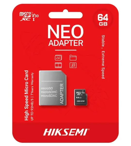 MEM MICRO SD  64GB HIKSEMI ADAPT