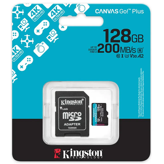 MEM MICRO SD 128GB KINGSTON GO PLUS