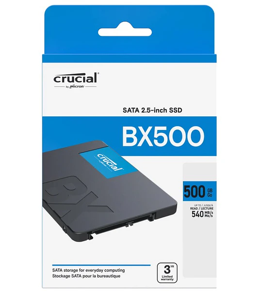 D.DURO SSD 2.5 500GB CRUCIAL BX500