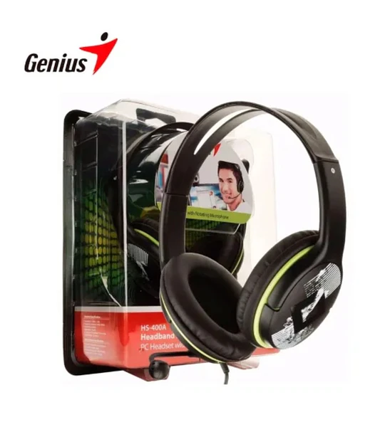 MIC HEADSET GENIUS HS-400A GREEN