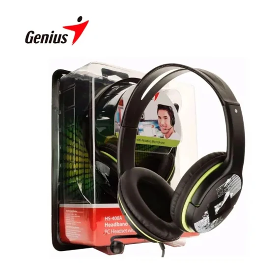 MIC HEADSET GENIUS HS-400A GREEN