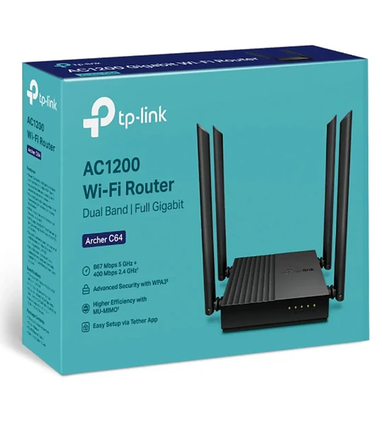 ROUTER TPLINK 1200 ARCHER C64 GIGA