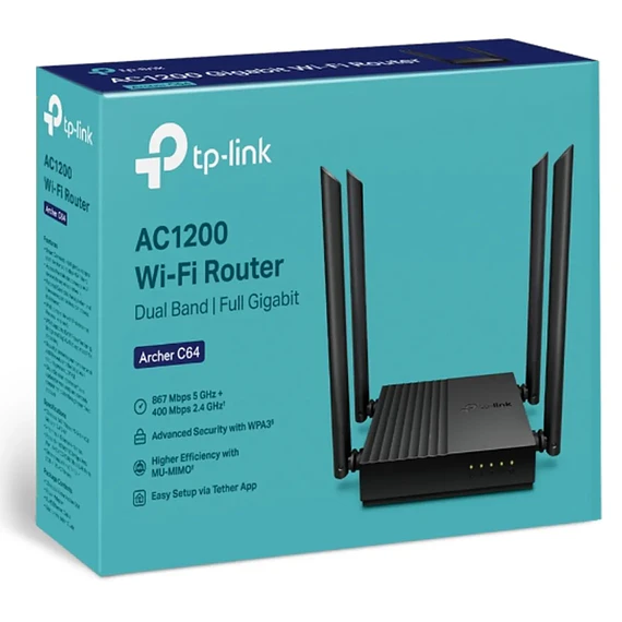 ROUTER TPLINK 1200 ARCHER C64 GIGA