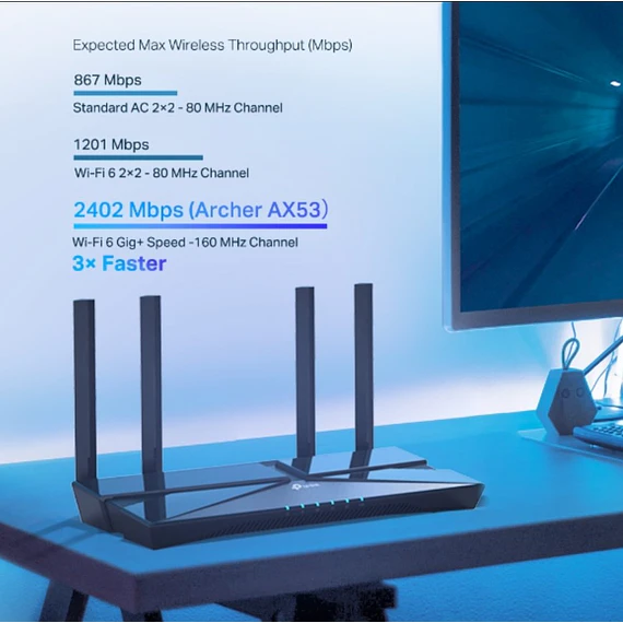 ROUTER TPLINK 3000 ARCHER AX53 GIGA