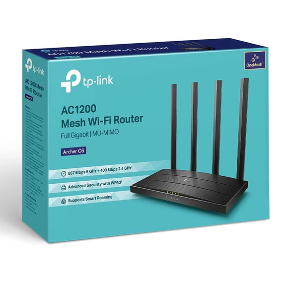 ROUTER TPLINK 1200 ARCHER C6 GIGA
