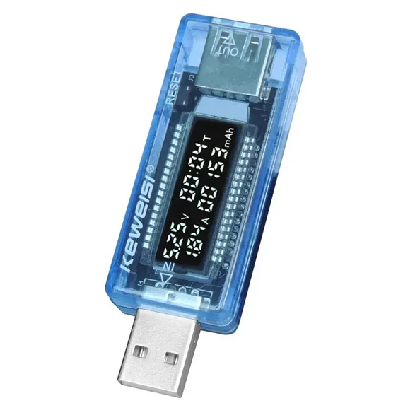 TESTEADOR USB VOLT Y AMP KWS-10VA