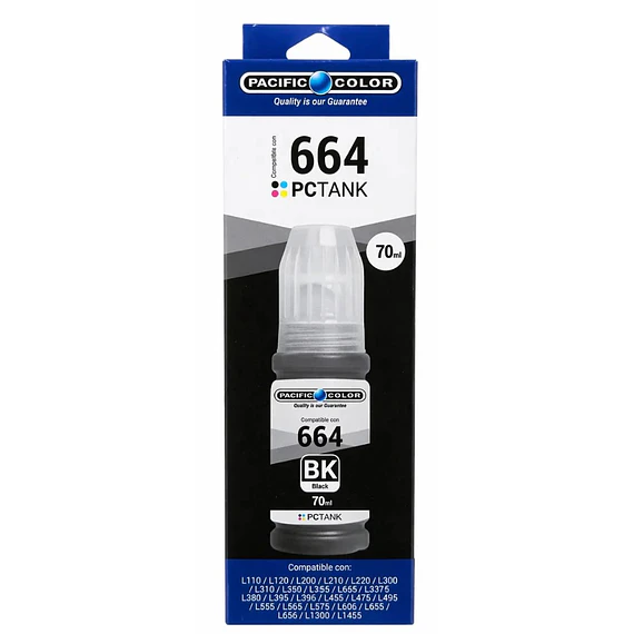TINTA ALT. EPSON T664 70ML BK PACIF