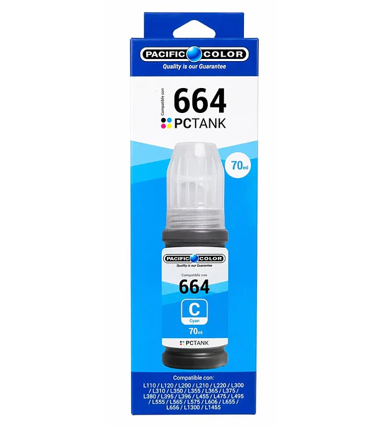 TINTA ALT. EPSON T664 70ML CY PACIF