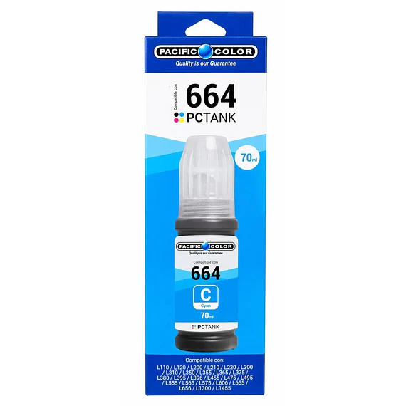 TINTA ALT. EPSON T664 70ML CY PACIF