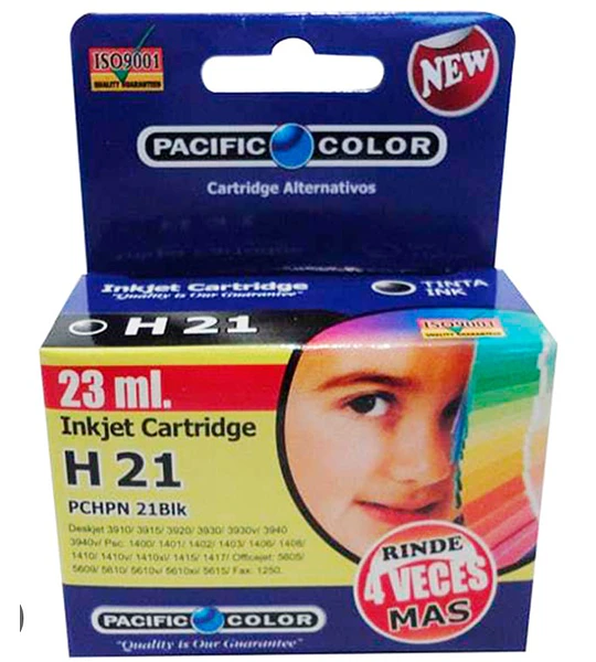 TINTA ALT. HP 21 NEGRO LOGIC