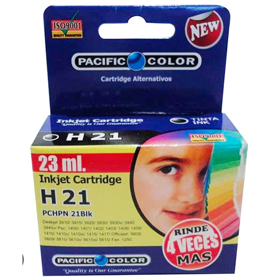 TINTA ALT. HP 21 NEGRO LOGIC