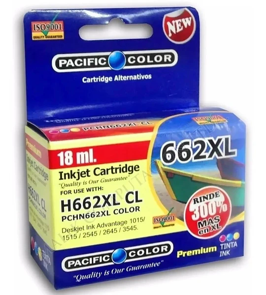 TINTA ALT. HP 662XL COLOR NEW