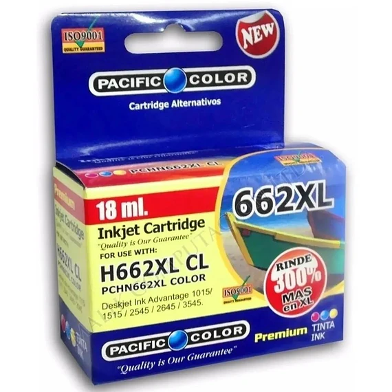 TINTA ALT. HP 662XL COLOR NEW