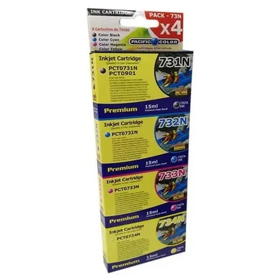 TINTA ALT. EPSON T731-734 PACK 4 PC
