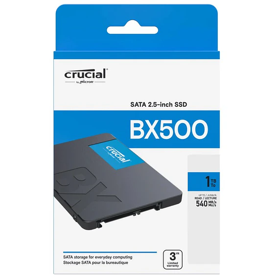 D.DURO SSD 2.5 TB1.0 CRUCIAL BX500