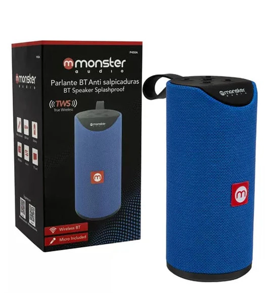 PARLANTES WLESS BT MONSTER BLUE