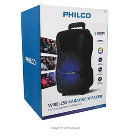 PARLANTES WLESS BT PHILCO 8X2 KARAO