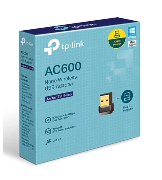 T. RED USB WIFI TPLINK T2U 600 NANO