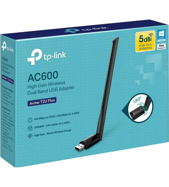 T. RED USB WIFI TPLINK T2U+ AC600