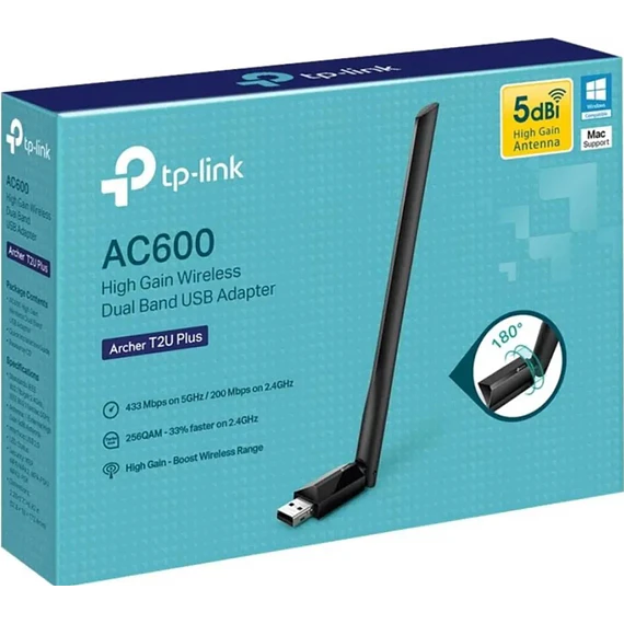 T. RED USB WIFI TPLINK T2U+ AC600