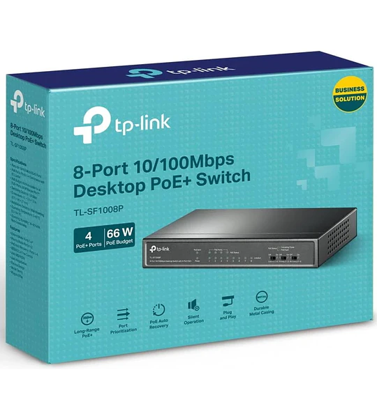 SWITCH 08 BCS GLAN TPLINK 4POE