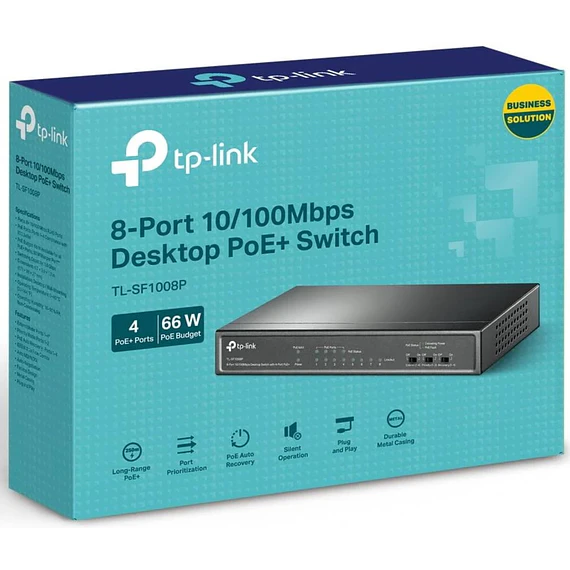 SWITCH 08 BCS GLAN TPLINK 4POE