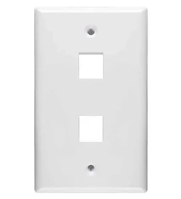 FACE PLATE RJ45 DOBLE TWC