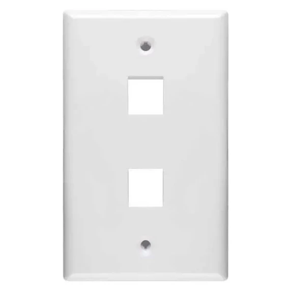 FACE PLATE RJ45 DOBLE TWC