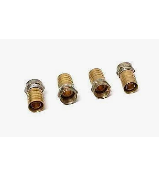 CONECTOR RG6 COAXIAL 4 UDS TWC