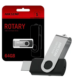 PENDRIVE  64GB HIKSEMI 2.0 ROTARY