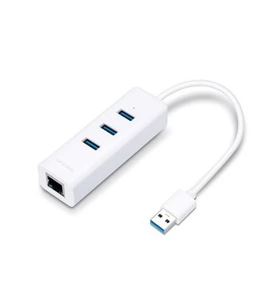 USB HUB 3 BOCAS & RJ45 GIGA TPLINK