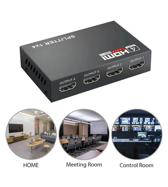 SPLITTER HDMI 4 PUERTOS MINI TWC