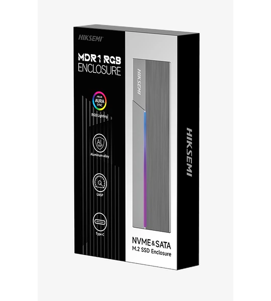 COFRE SSD M.2 NVME HIK DUAL RGB