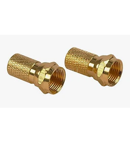 CONECTOR RG6 X2 ATORNILLABLE